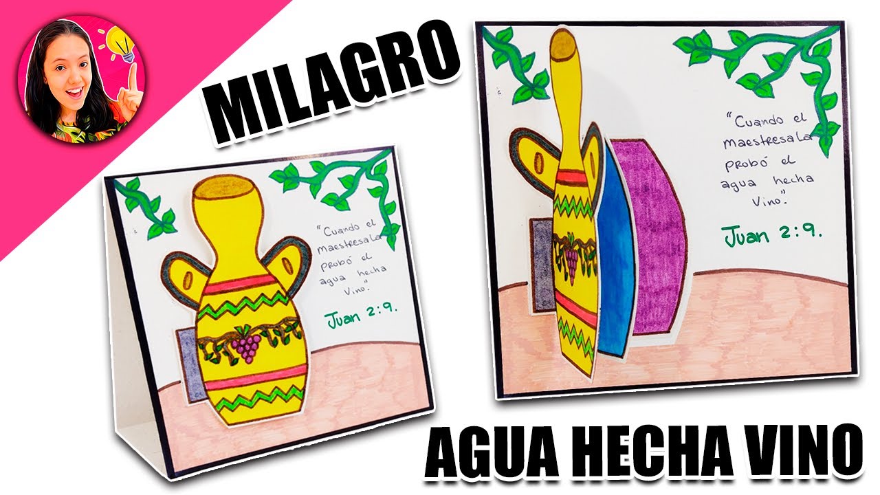 Idea Bíblica Jesús Convierte el Agua en Vino / Las Bodas de Caná