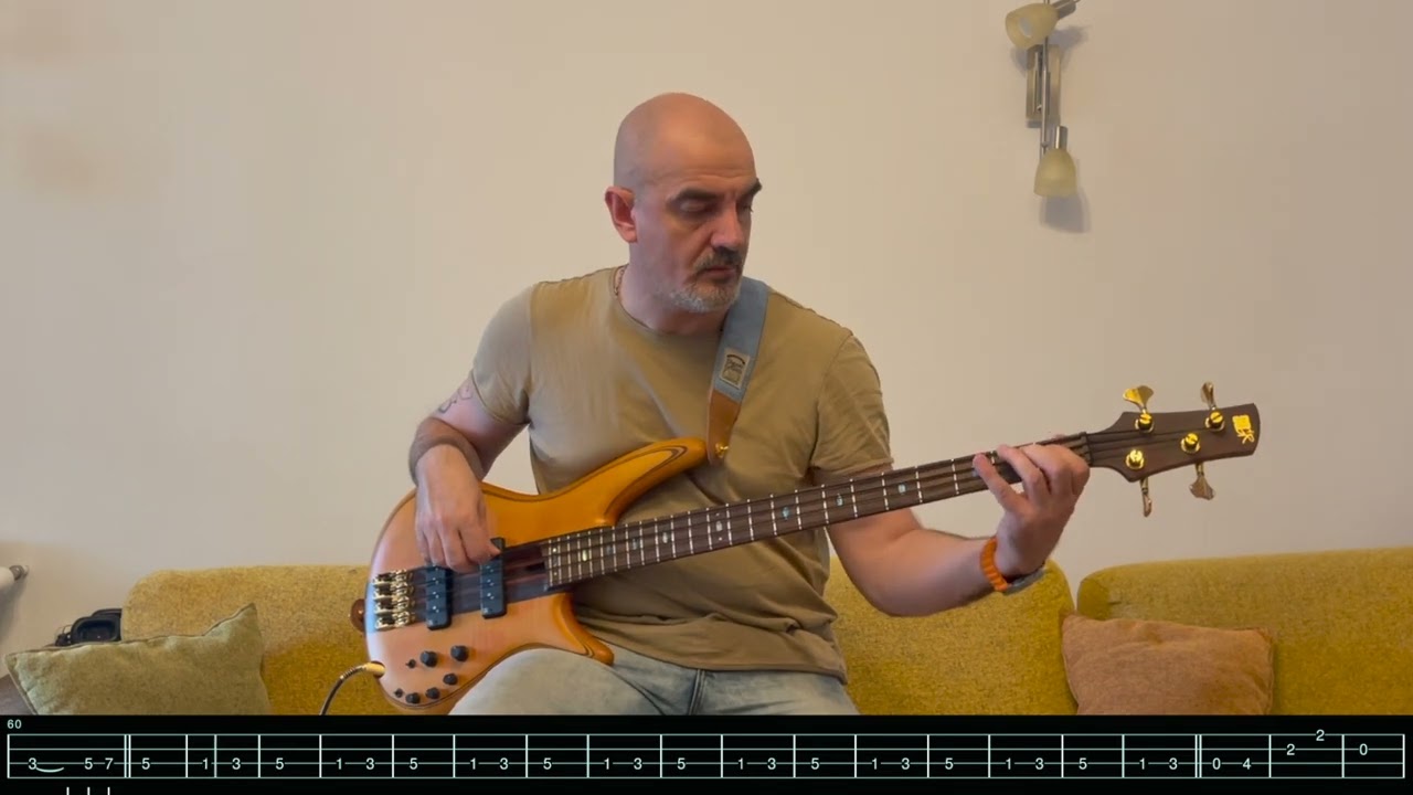 Scorpions - When The Smoke It's Going Down (bass cover with tab)