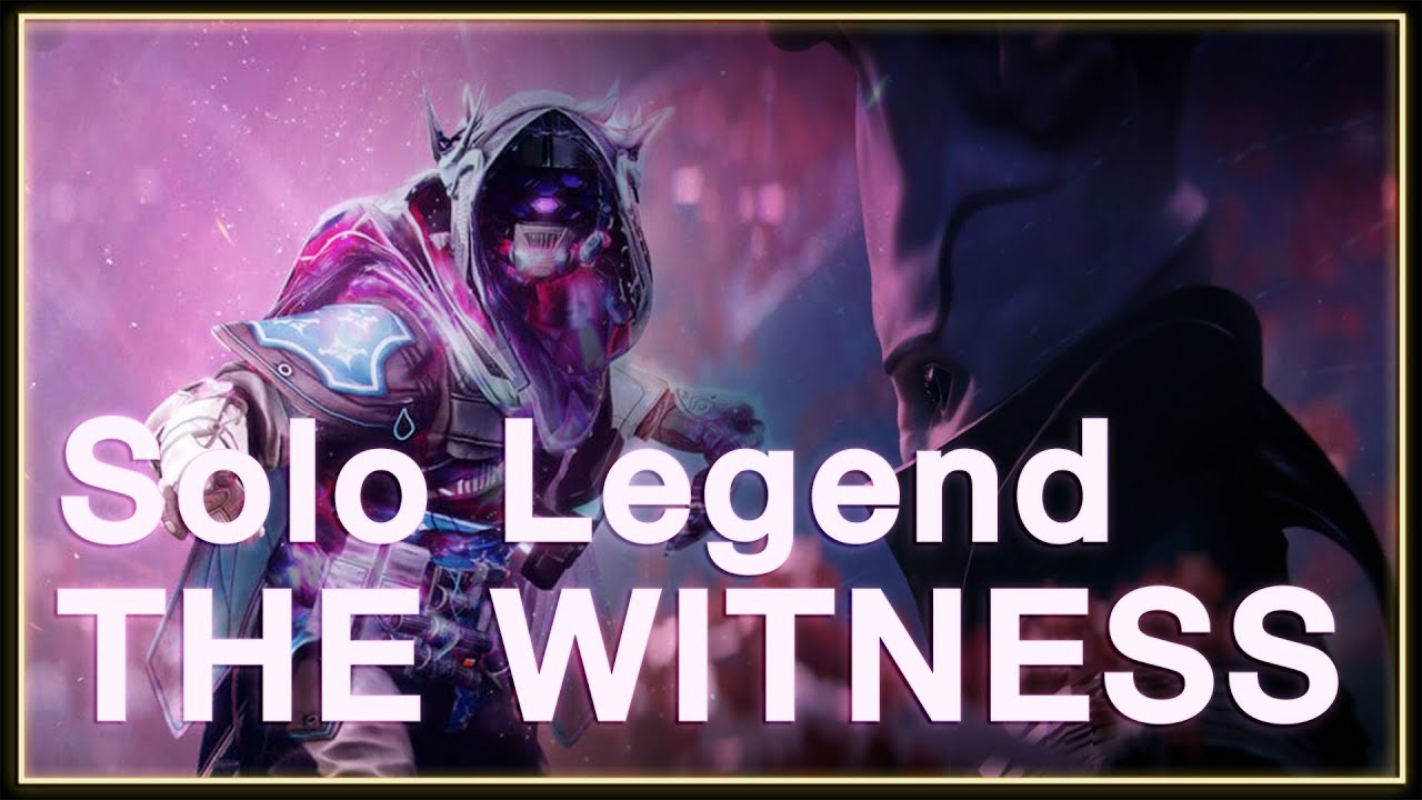 Solo Legend The Witness Boss Fight Prismatic Hunter (Iconoclasm Mission)