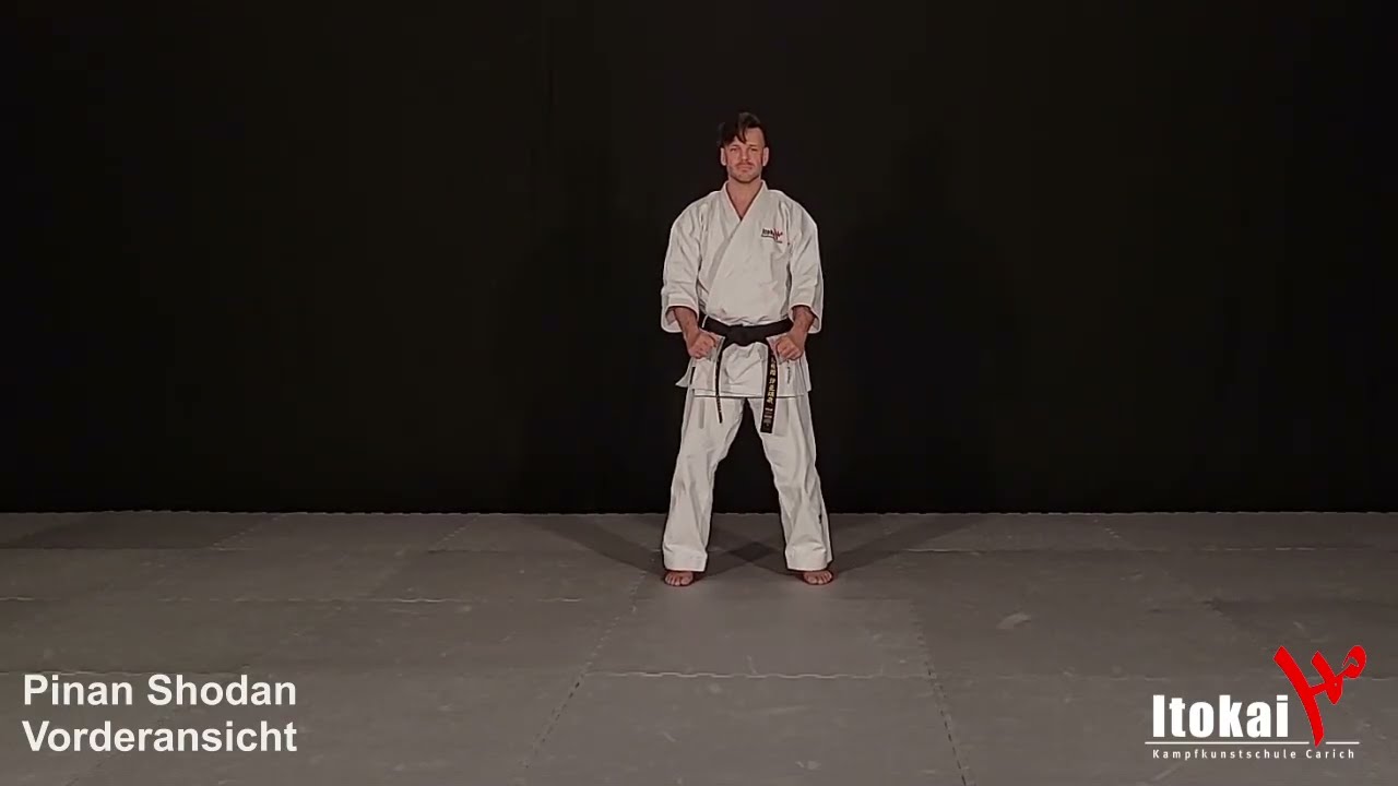 Itokai Karate | Kata Pinan Shodan (Shito Ryu) - Vorderansicht