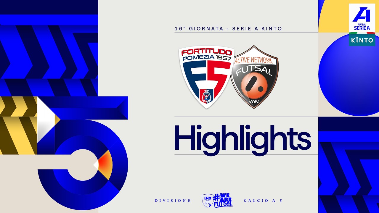 Fortitudo Pomezia-Active Network 5-6 | Gol e highlights | 16ª giornata | Serie A KINTO 2025/2026