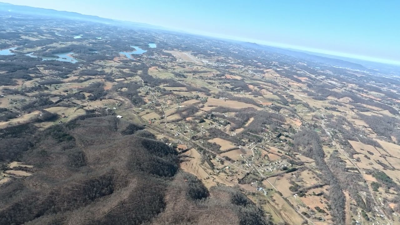 Bristol TN to Tri Cities airport overflight - Grumman Tiger