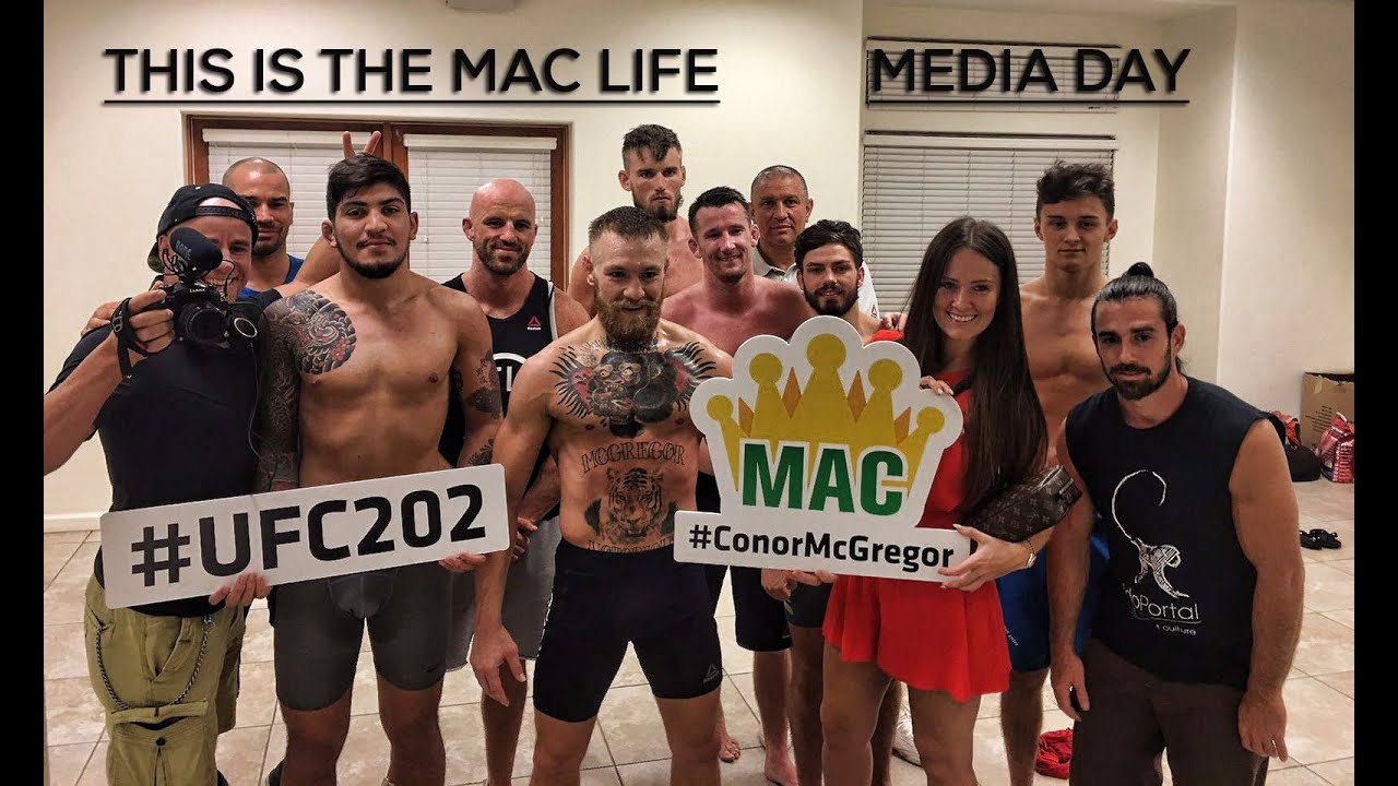 Behind the scenes at Conor McGregor's media day and open workout #TheMacLife