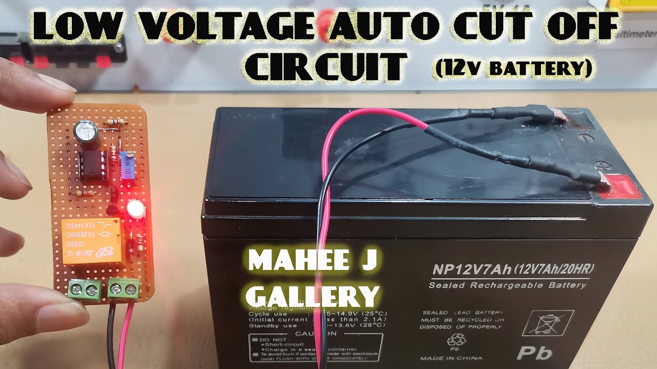 Low Voltage Auto cut off circuit 2022 / 12V Battery Protection Circuit
