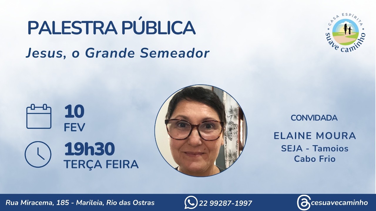10 02 2026      Elaine Moura      Jesus,  o Grande Semeador