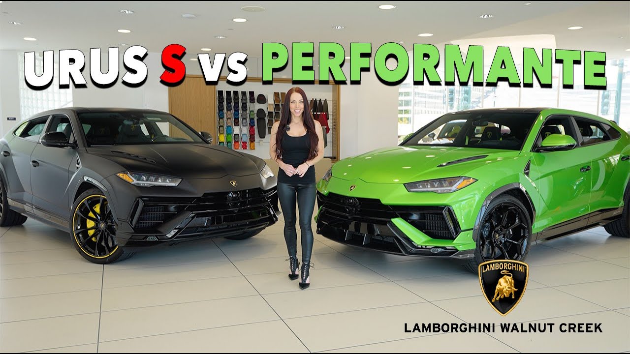BATTLE of the LAMBORGHINI SUV's! Urus Performante vs Urus S!