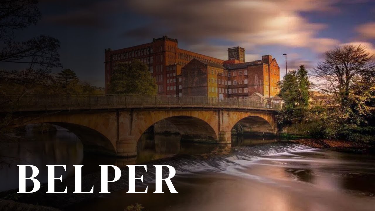 2023 Best Belper Town 4K Stock Footage Derbyshire DE56
