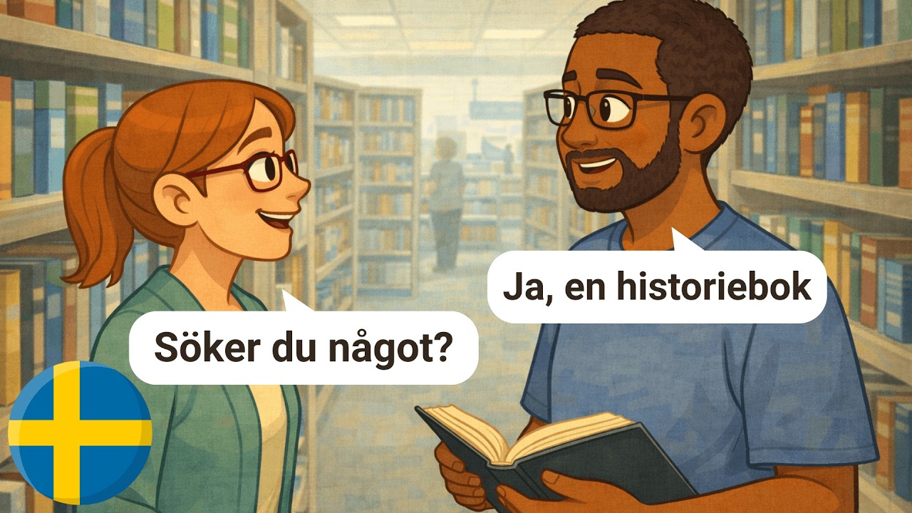 10 Simple Swedish Dialogues (With Subtitles) | A1-A2 | Everyday Meetings