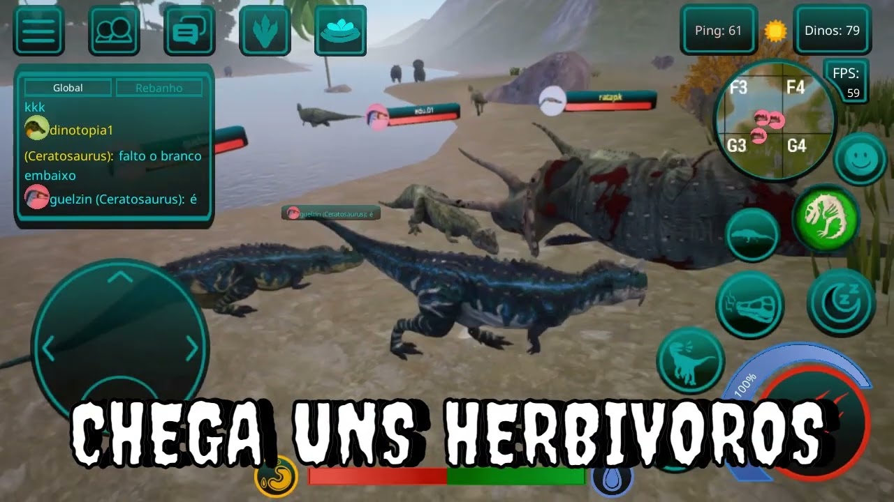 CERATOSAURUS BATALHAS INSANAS PARTE 1 THE CURSED ISLE