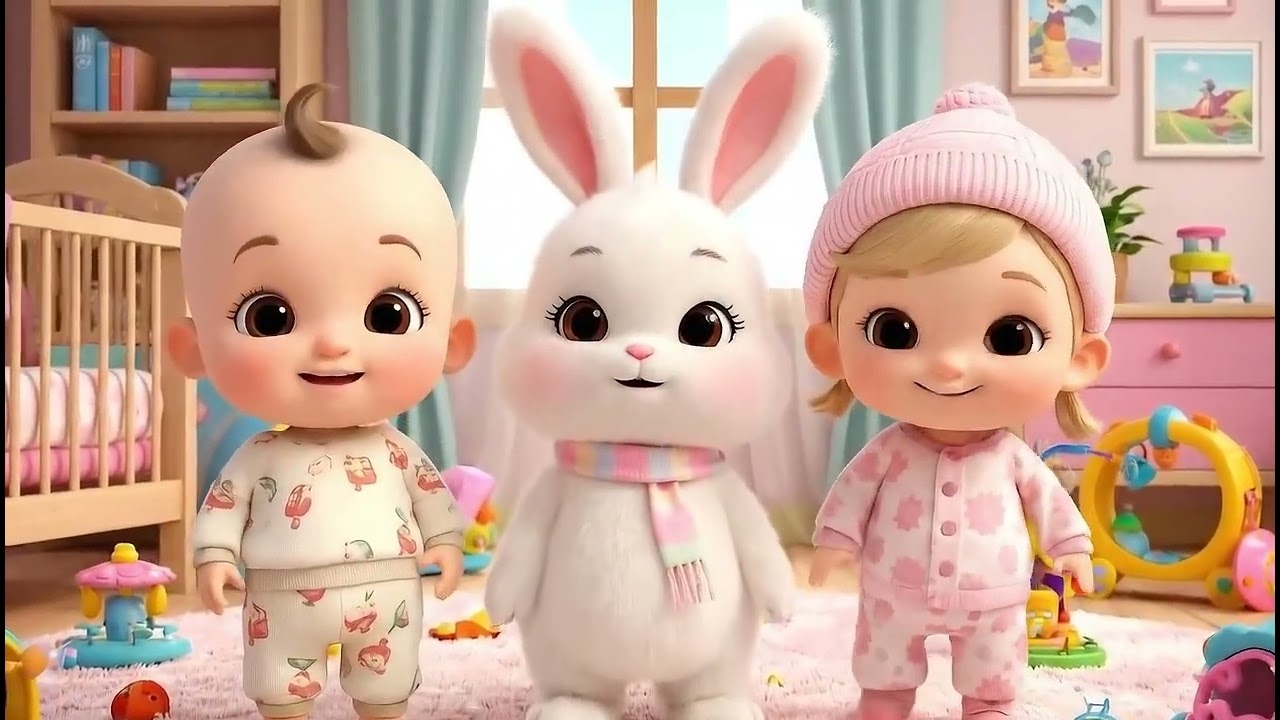 🌈 “Bunny Goes to the Market and Cooks with Mom”