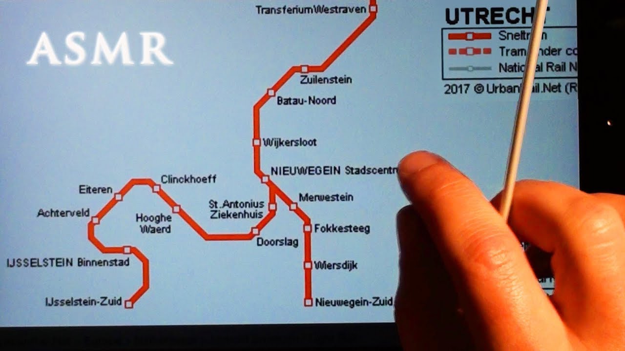 ASMR Try Finding Calm in Crisis | Maps of Utrecht and Christchurch + Gentle Rain Sounds