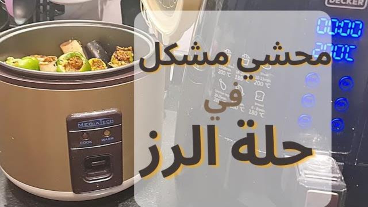 اعملي محشي مشكل في حلة الرز و في ال air fryer بسهولة حتي لو انتي مش في البيت #lomy_home