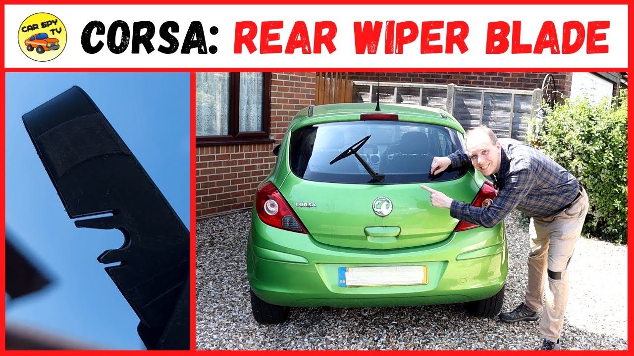 Vauxhall Corsa D: Установка заднего стеклоочистителя (Opel Corsa D)
