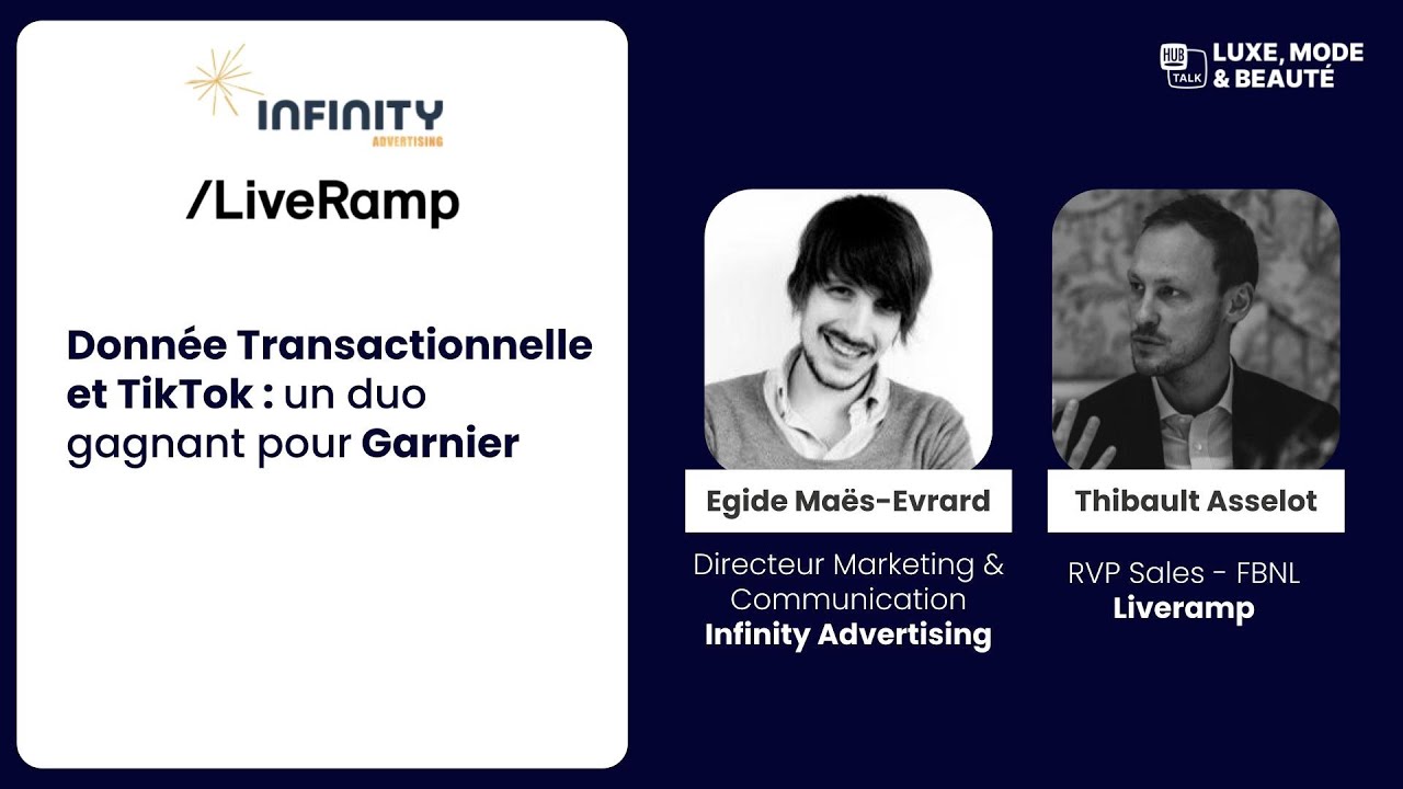 Infinity Advertising & Liveramp - Donnée Transactionnelle et TikTok : un duo gagnant pour Garnier