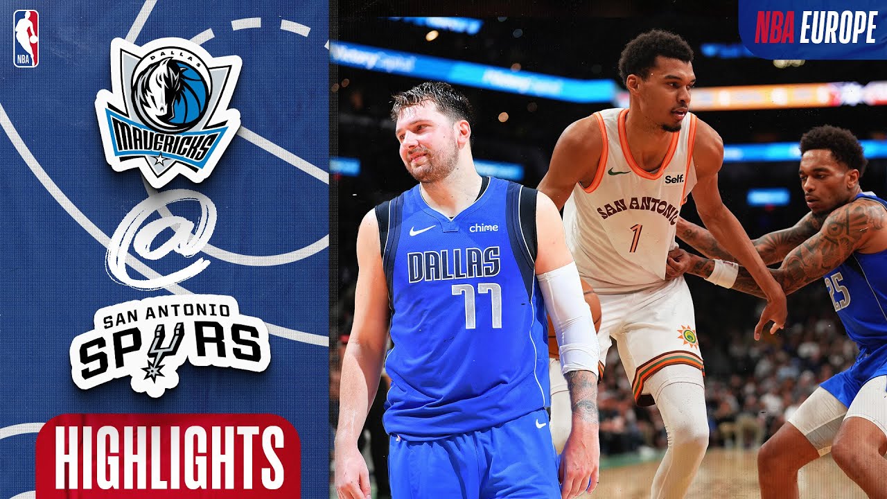 HUGE MATCHUP with Wembanyama & Doncic 🔥 Dallas Mavericks v San Antonio Spurs Highlights