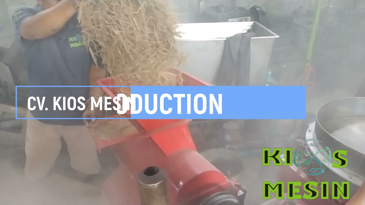 Mesin Cacah Rumput Jerami -  Mesin Giling Sekam Jadi Tepung