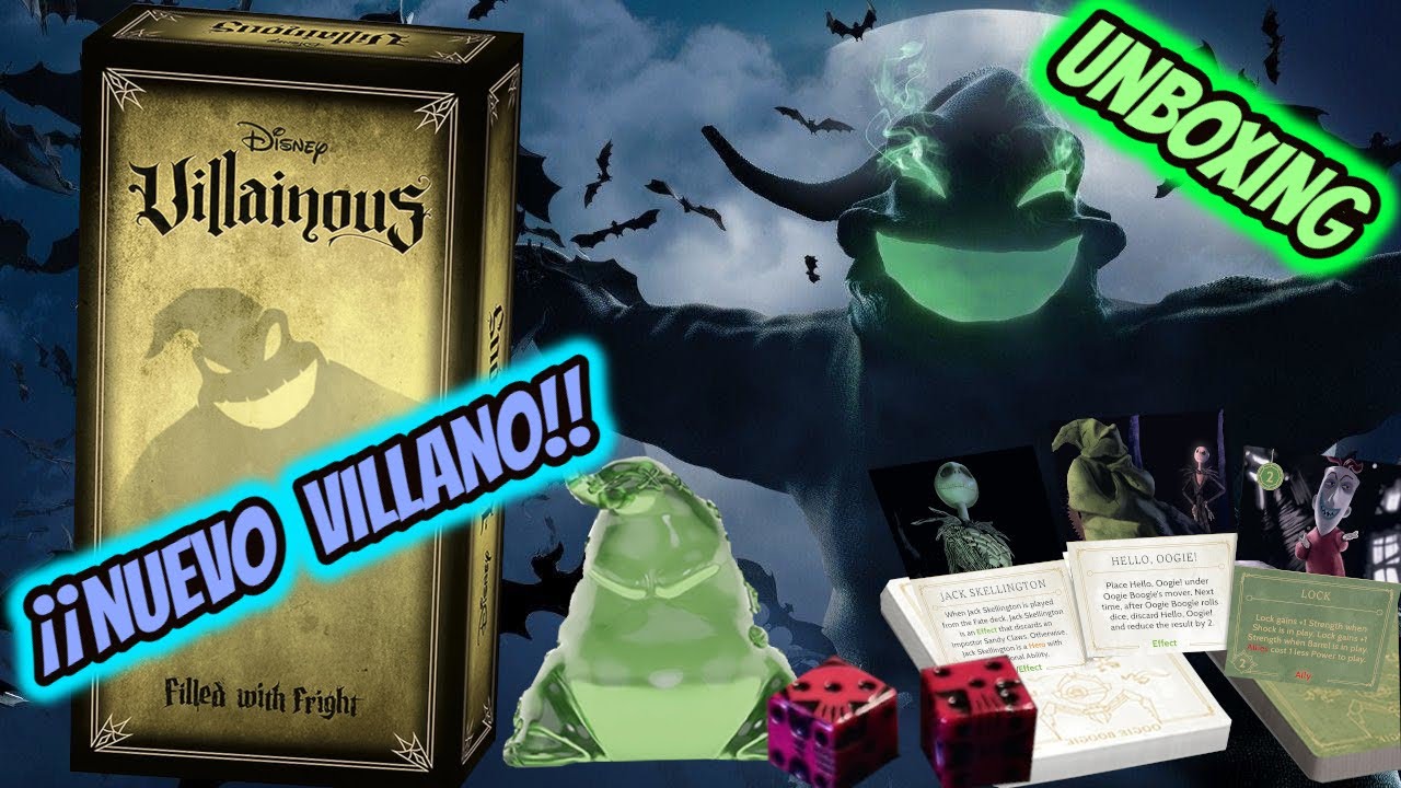 👻 DISNEY VILLAINOUS - Filled with Fright - Nuevo set de OOGIE BOOGIE