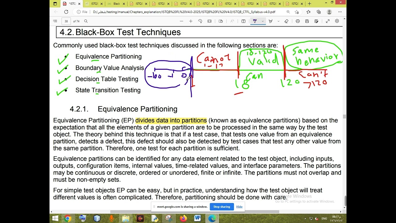 Intro to equivalence partitioning 1