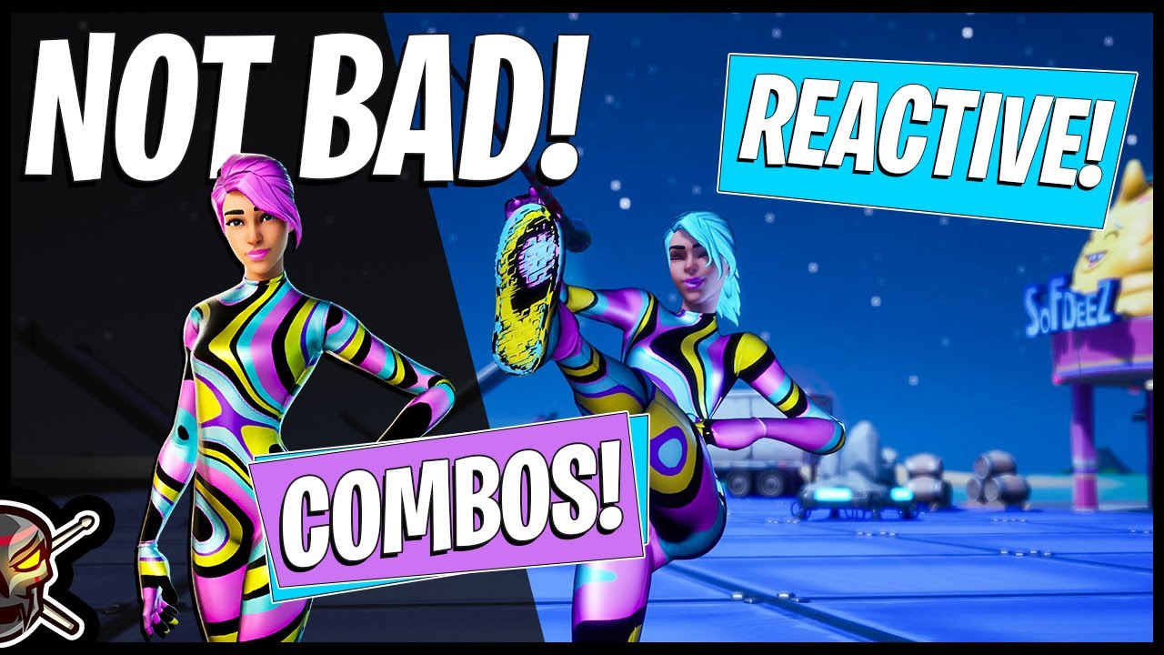 New NIGHTLIFE Reactive Skin Gameplay + Combos! Before You Buy (Fortnite Battle Royale)