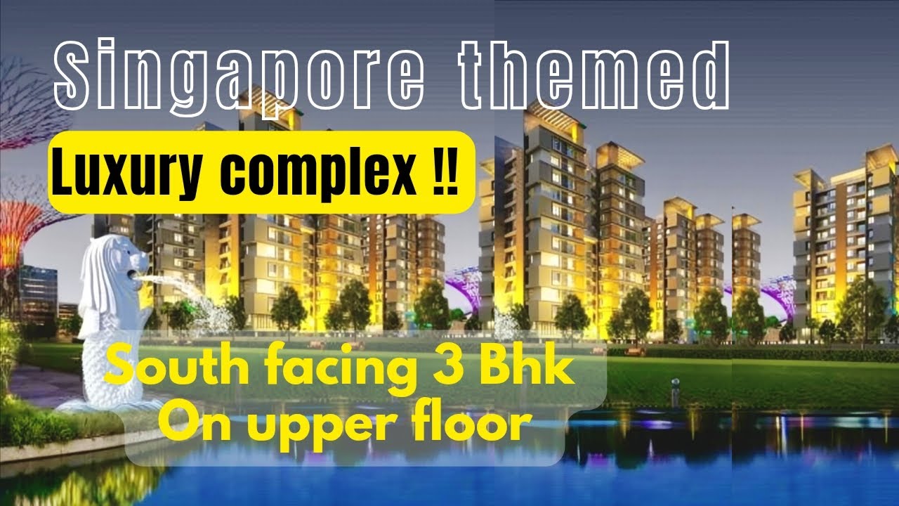 3bhk in super luxury complex in Newtown Kolkata higher floor south facing #3bhkflat 