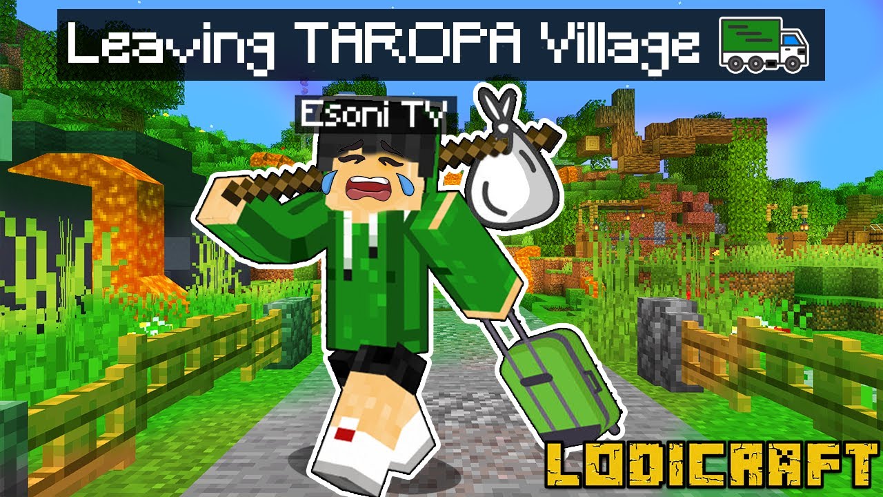 Esoni is LEAVING TAROPA VILLAGE in MINECRAFT (Tagalog)