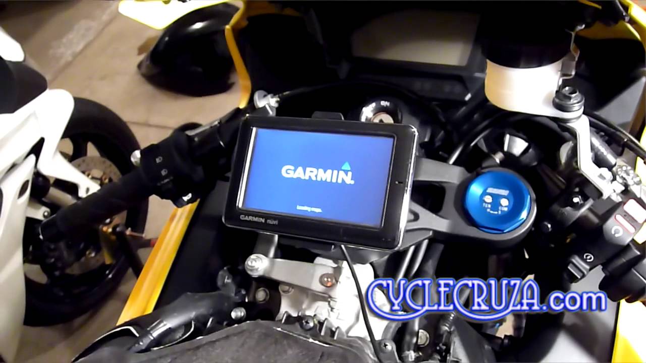 How To Make A Motorcycle GPS Dock  for FREE! CBR1000rr Fireblade