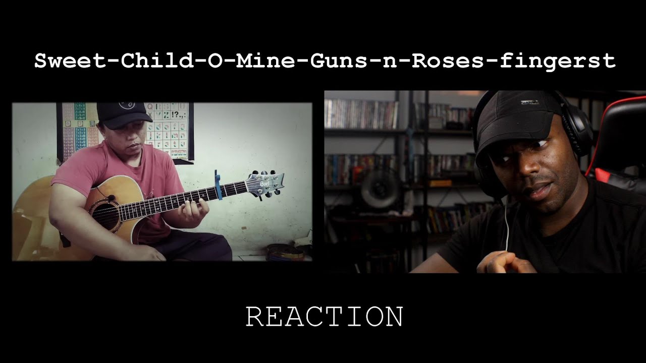 Alip Ba Ta - Guns'& Rose's-Sweet Child of Mine -Fingerstyle-Reaction!