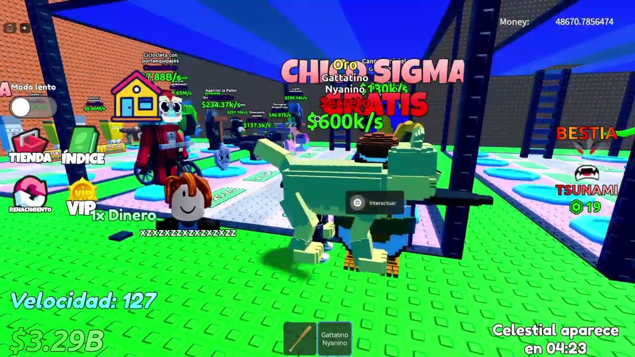 Jugué escapa del tsunami por brainrots
