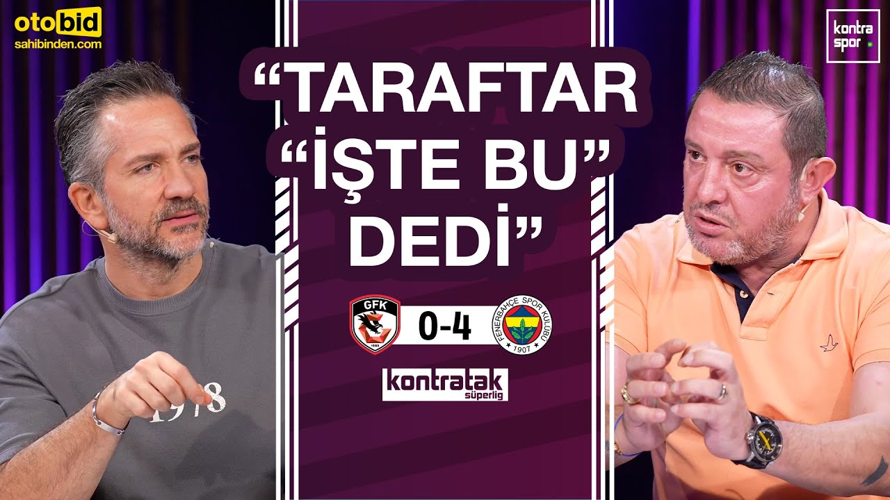 🔴 CANLI | Gaziantep FK - Fenerbah&ccedil;e Ma&ccedil; Sonu | Nihat Kahveci, Nebil Evren | Kontratak S&uuml;per Lig
