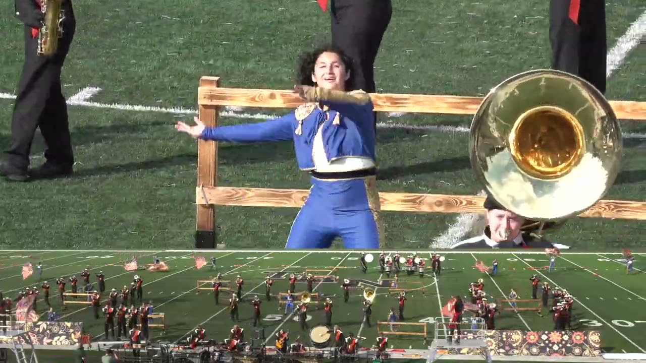 SHS Marching Band performs at the Tournament of Bands Region Seven Open Class Championships.