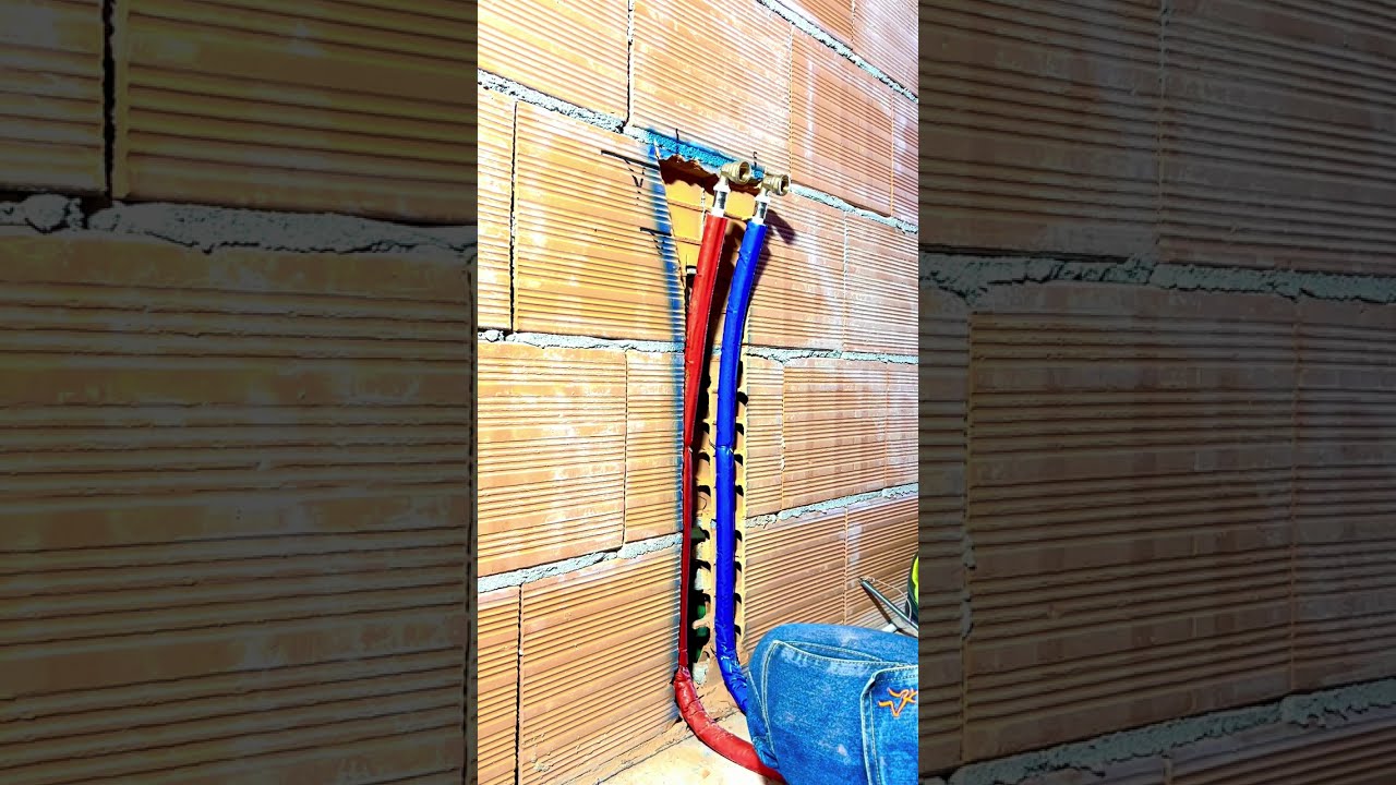 Montaggio raccordi a pressare per lavabo su tubo multistrato