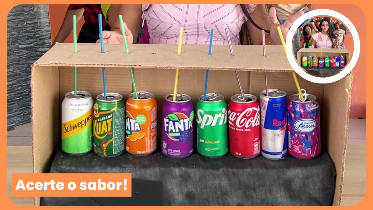 Quem acerta o sabor do refrigerante?