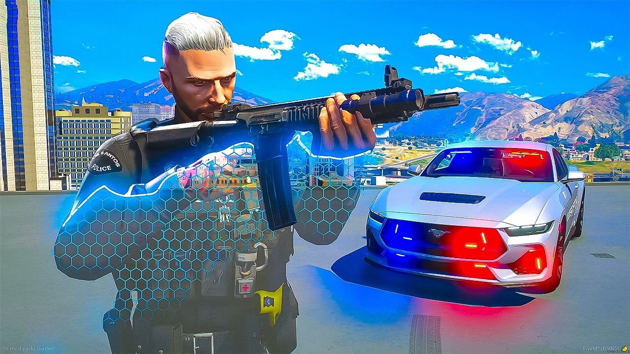 Я стал НЕВИДИМЫМ полицейским в GTA 5 RP