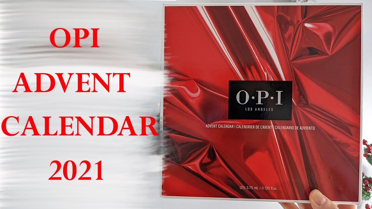OPI ADVENT CALENDAR 2021 | Unboxing + Swatches on the natural nails | Perfect Nails at Home