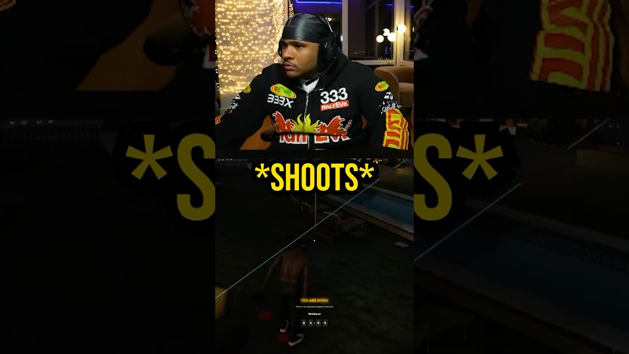 Fanum gets shot In GTA RP 🤣