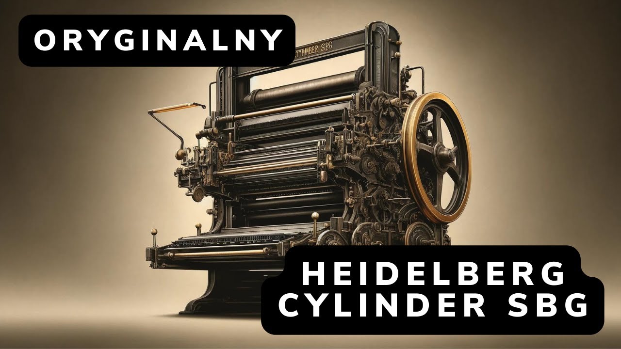 Oryginalny Heidelberg Cylinder SBG - Maszyna do Produkcji Opakowań z Tektury Litej