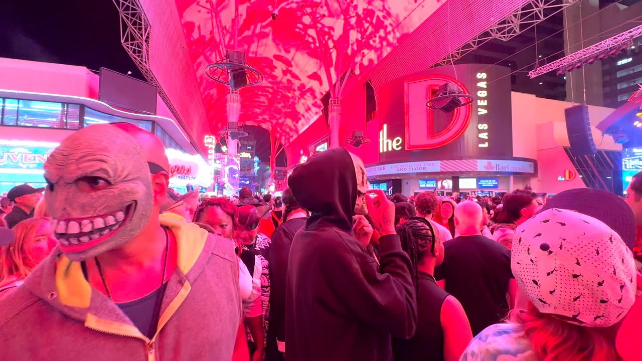 Fremont Street Las Vegas Halloween 2025