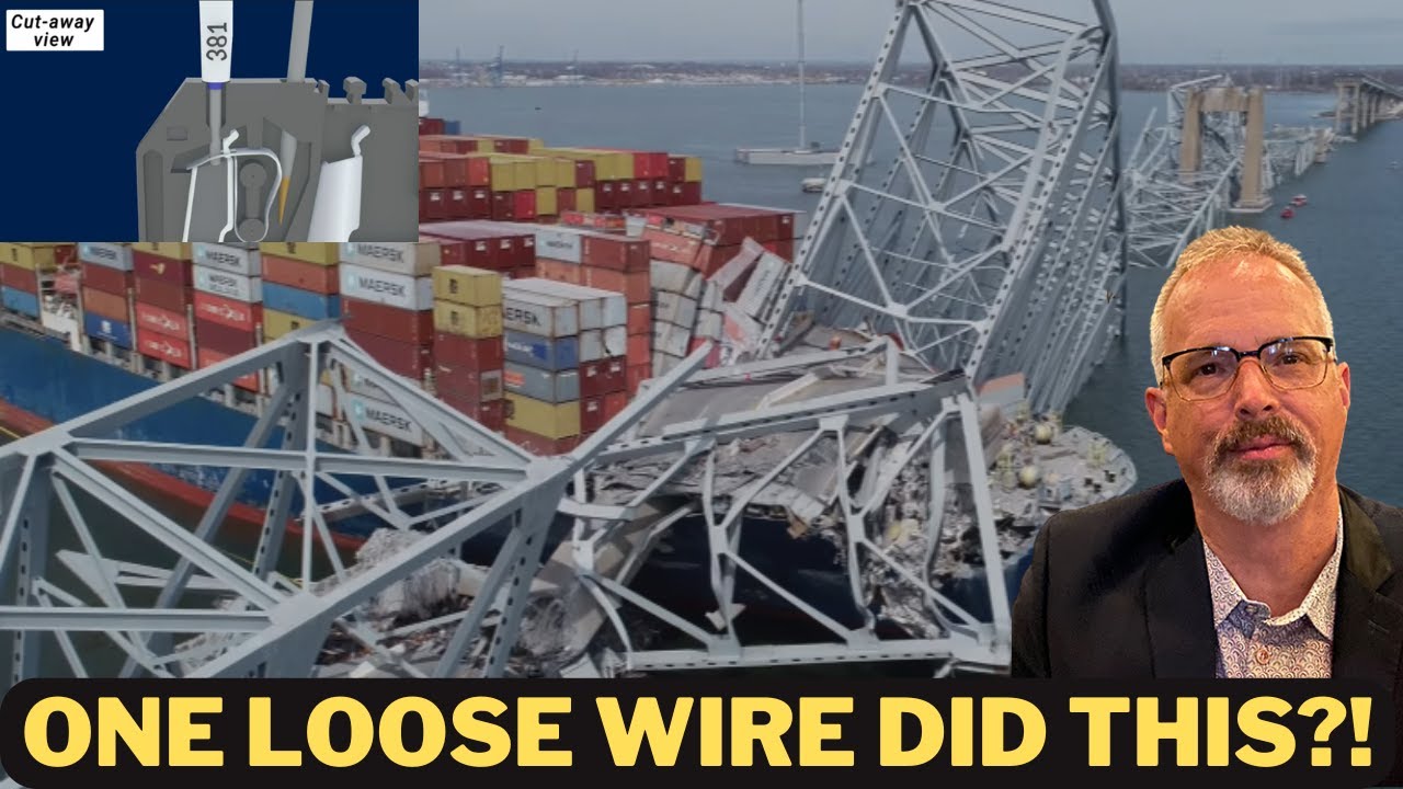 Key Bridge Destroyed because of a Label on a Single Cable