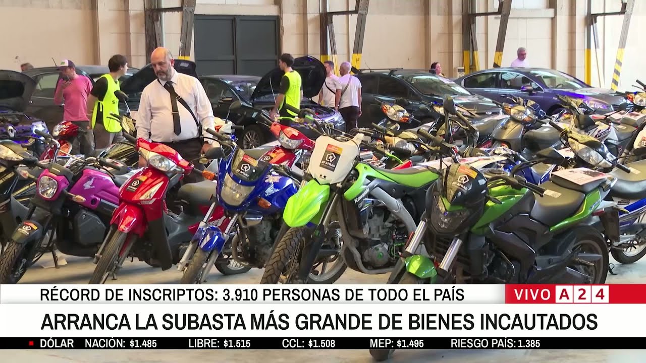 🔴 ARRANCA LA SUBASTA MÁS GRANDE DE BIENES INCAUTADOS DEL NARCOTRÁFICO EN SANTA FE