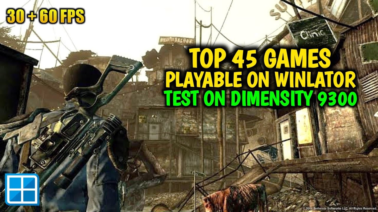 Top 45 Playable Winlator Games Test on Mali GPU Dimensity 9300 Up to 60fps