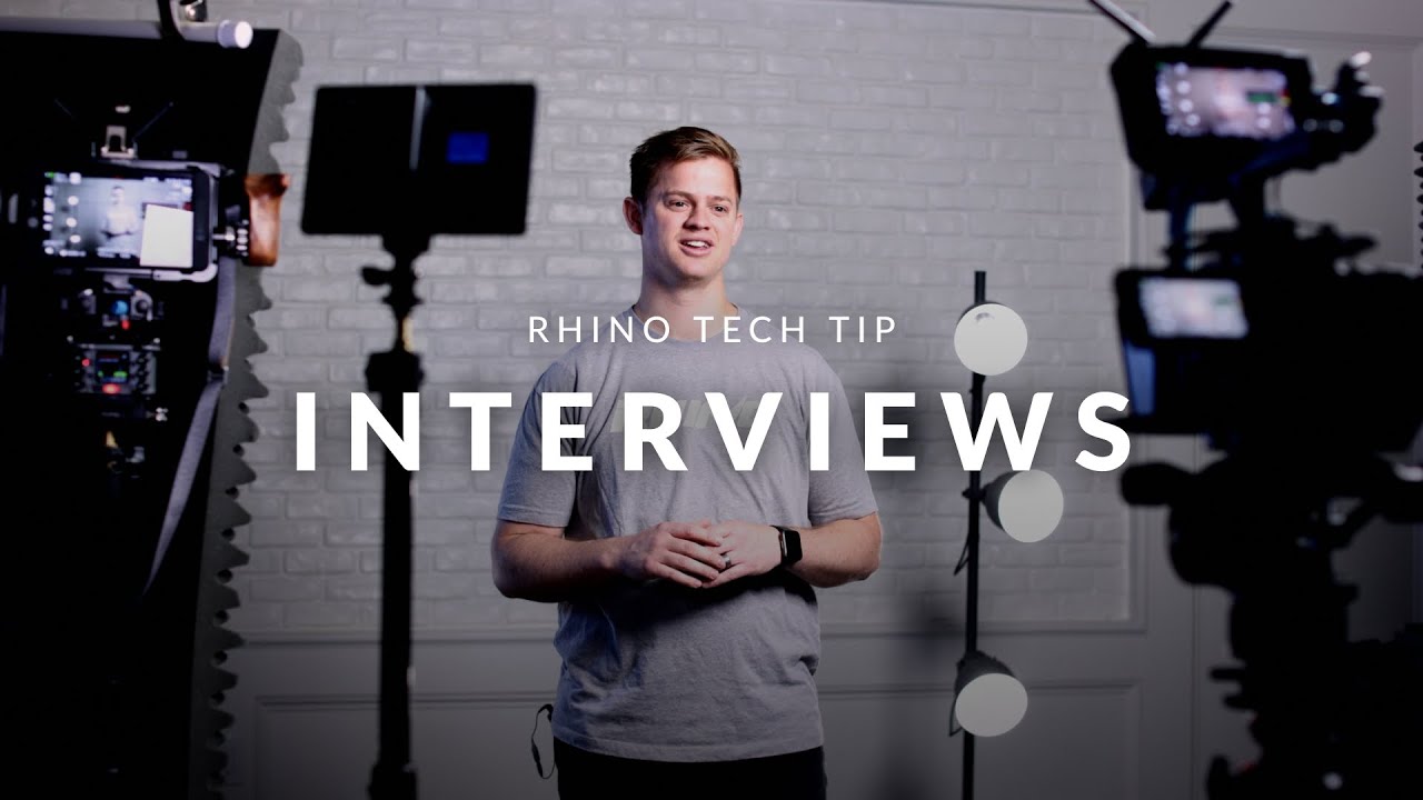 Interview Setups with Sliders | Rhino Tech Tip