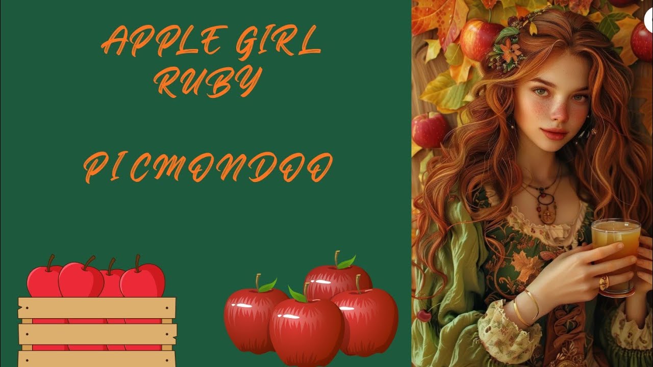 Apple Girl Ruby @picmondoo ❤️ #распаковка #алмазнаяживопись #picmondoo