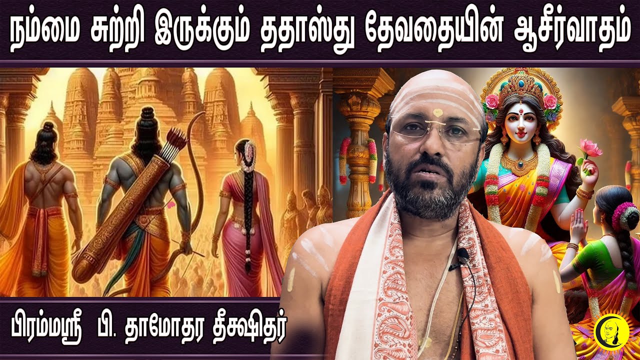 நம்மை சுற்றி இருக்கும் ததாஸ்து தேவதையின் ஆசீர்வாதம் | Damodhara Deekshithar Upanyasam | Ramayanam