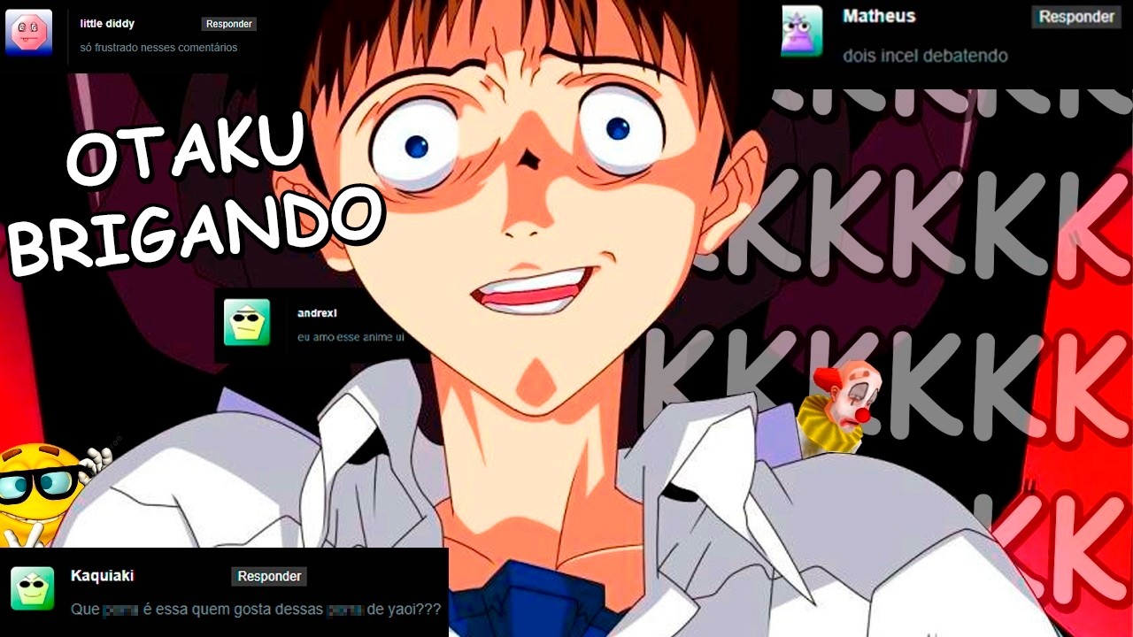 otakus brigando na internet por causa de anime kkkkkkkkkkkkkkkk