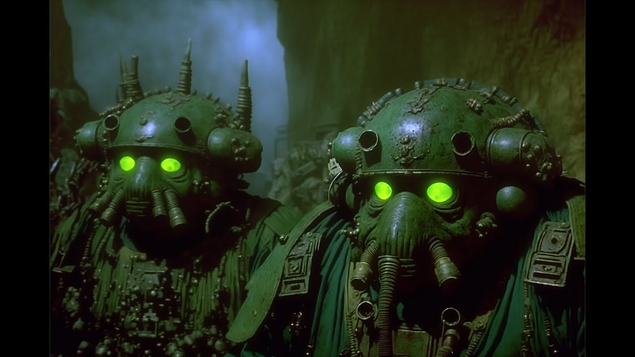 WARHAMMER 40k as an 80s Dark Sci-Fi movie ( NURGLE CHAOS)