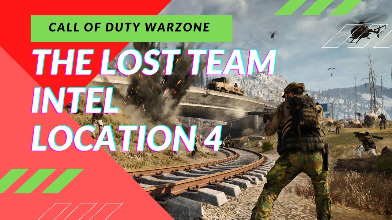 4/4 The Lost Team Intel Location 4 Call of Duty Modern Warfare Warzone | COD