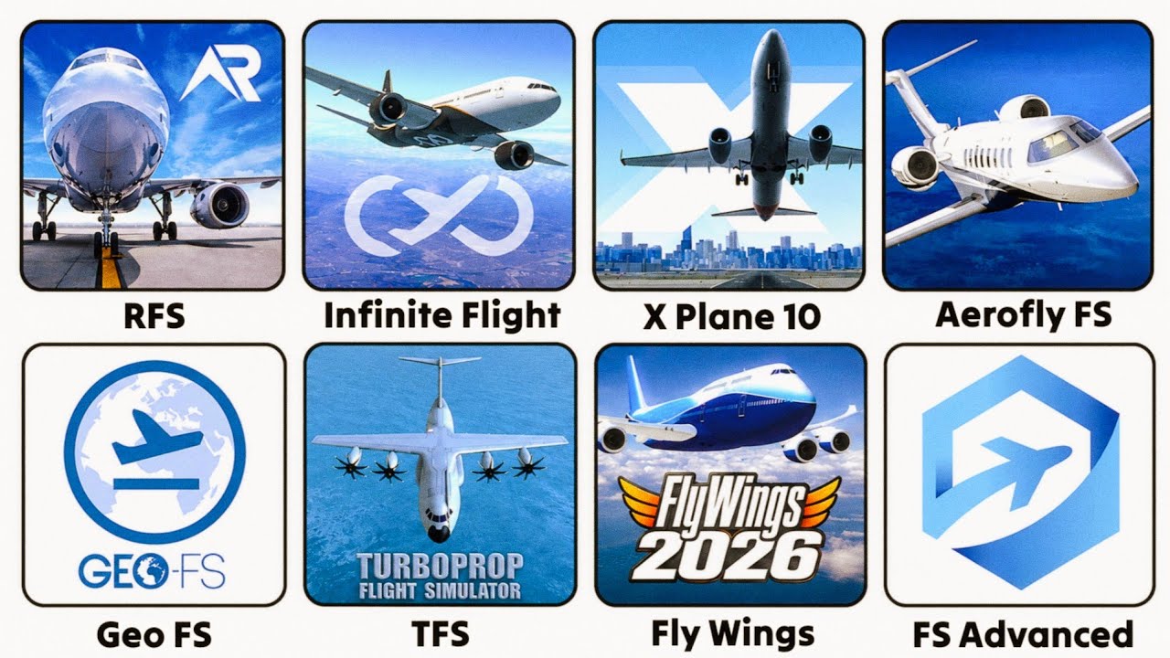 I Tried ALL Mobile Flight Simulators!