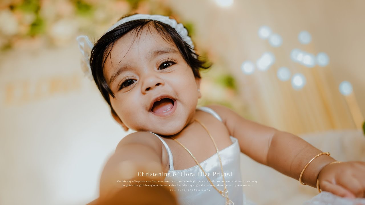 Elora Christening Highlights 2026 | One Nine Photography - Baptism