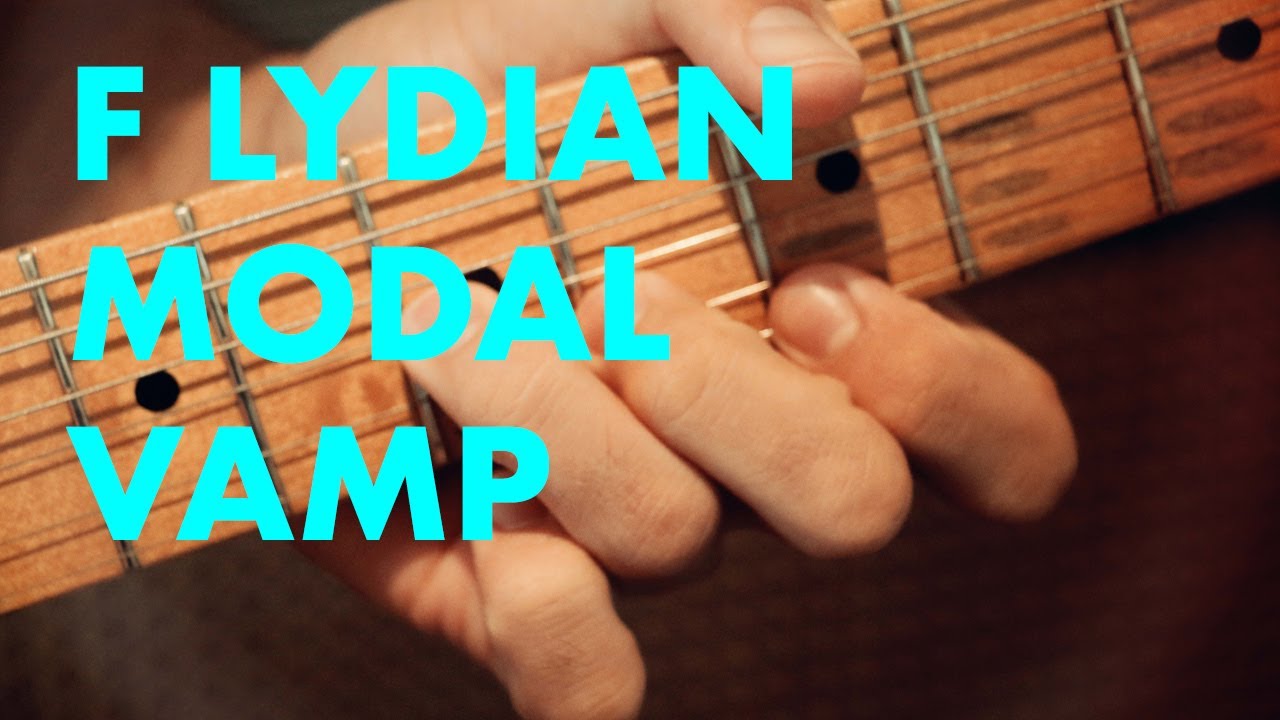 F lydian vamp: Advancing Guitarist