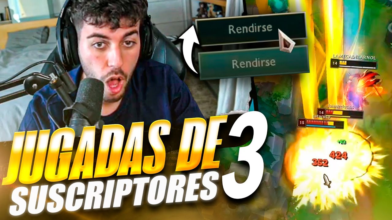 ¡Tira SURRENDER mientras HACE LA PLAY! Jugadas de SUSCRIPTORES #3 | Werlyb